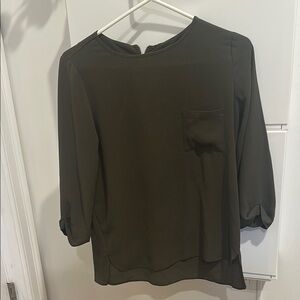 Olive Green Women's Top